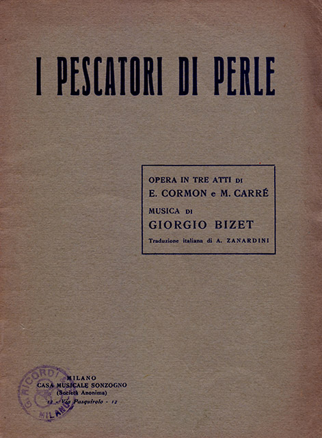 I Pescatori di Perle