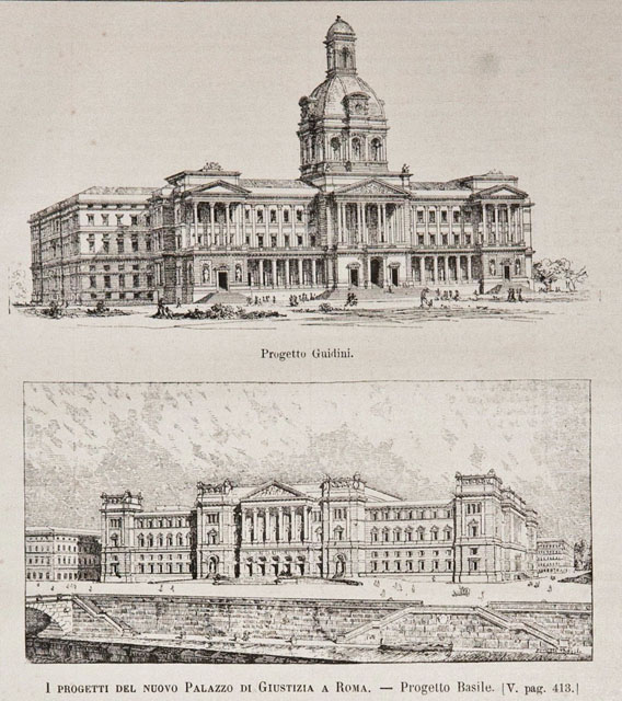 I progetti del nuovo Palazzo di Giustizia a Roma / …