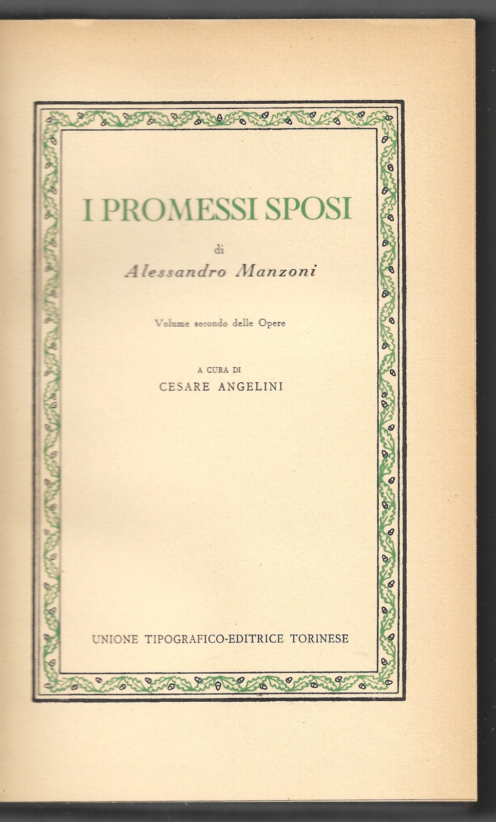 I promessi sposi - Volume secondo