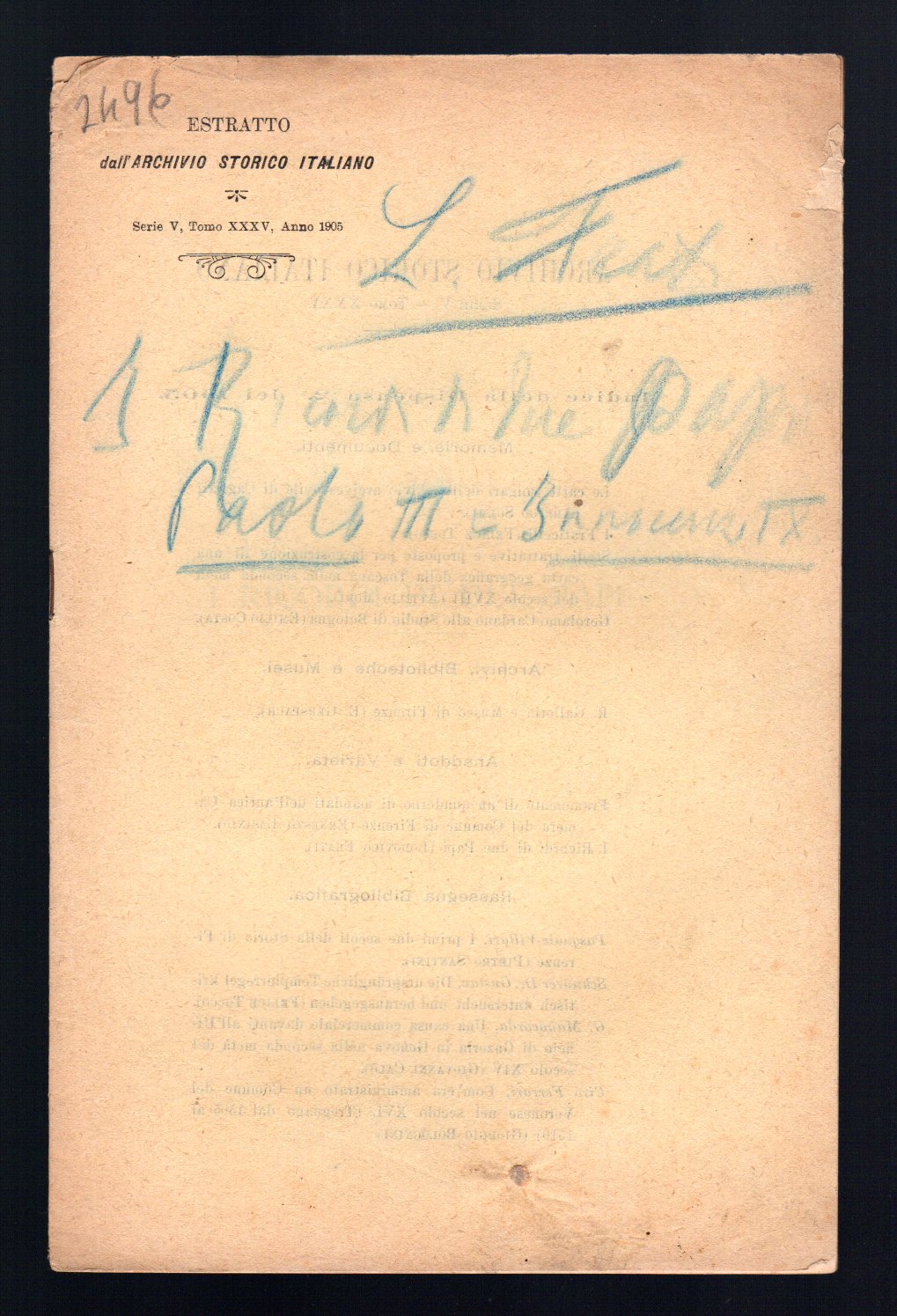 I ricordi di due Papi