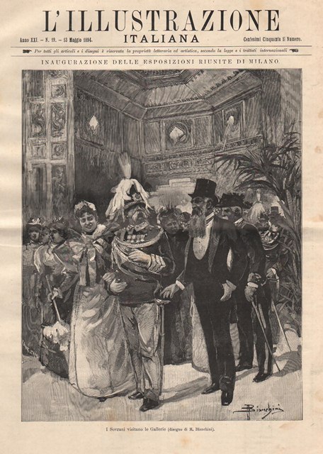 I sovrani visitano le Gallerie