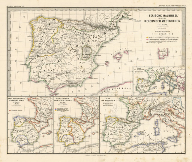 Iberische Halbinsel .