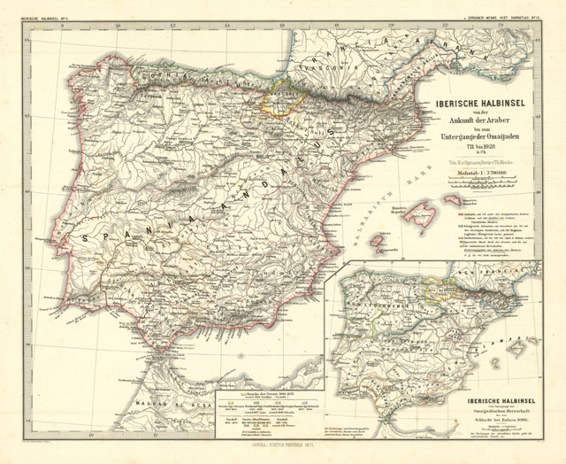Iberische Halbinsel .