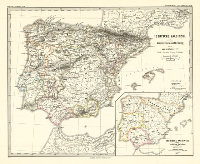 Iberische Halbinsel .