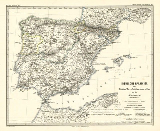Iberische Halbinsel .
