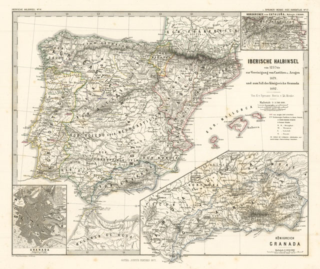 Iberische Halbinsel .