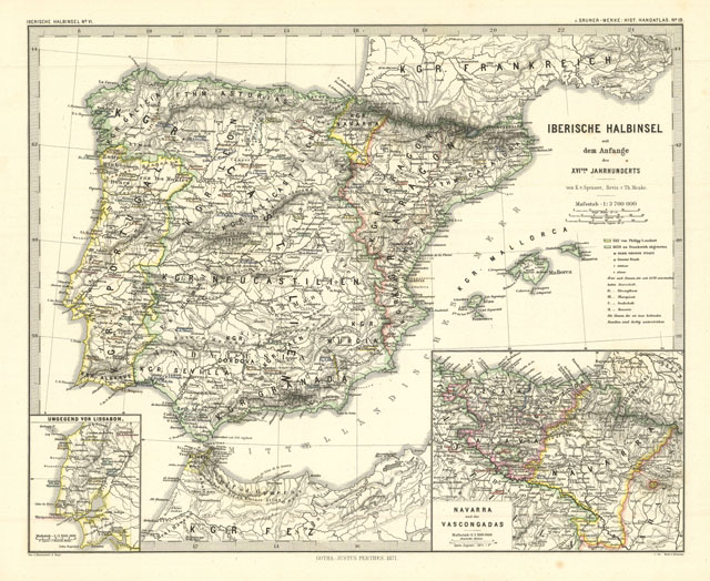 Iberische Halbinsel .