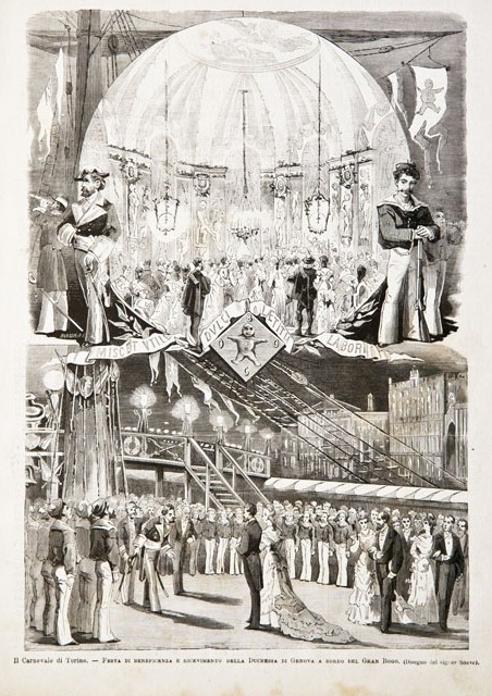 Il Carnevale di Torino.- Festa di beneficenza e ricevimento della …
