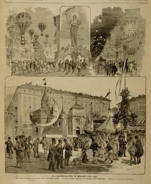 Il carnevalone di Milano del 1892