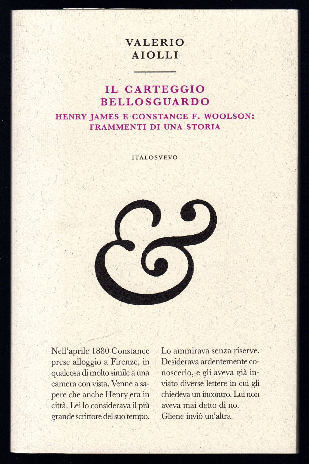 Il carteggio bellosguardo