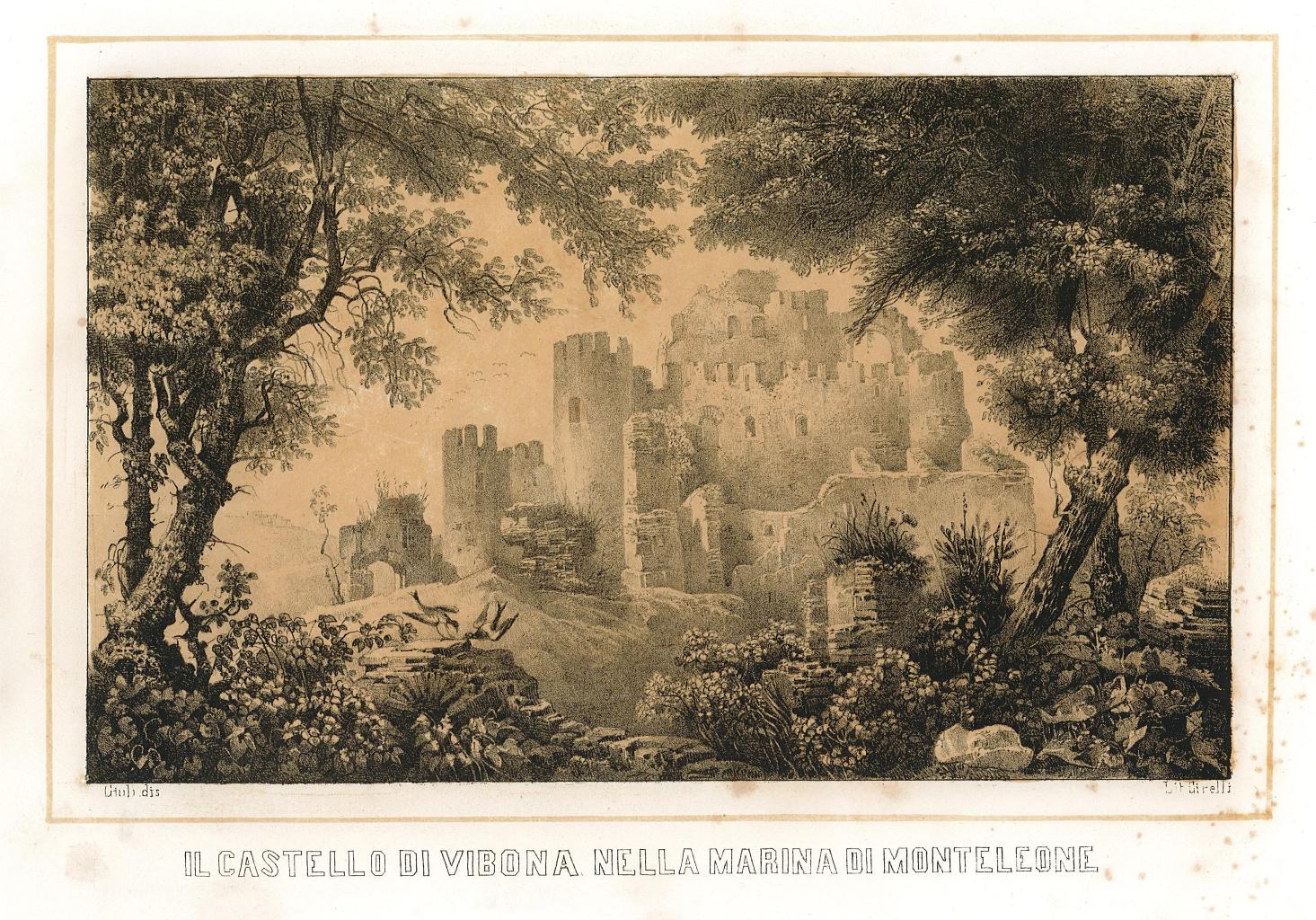 Il Castello di Vibona nella Marina di Monteleone