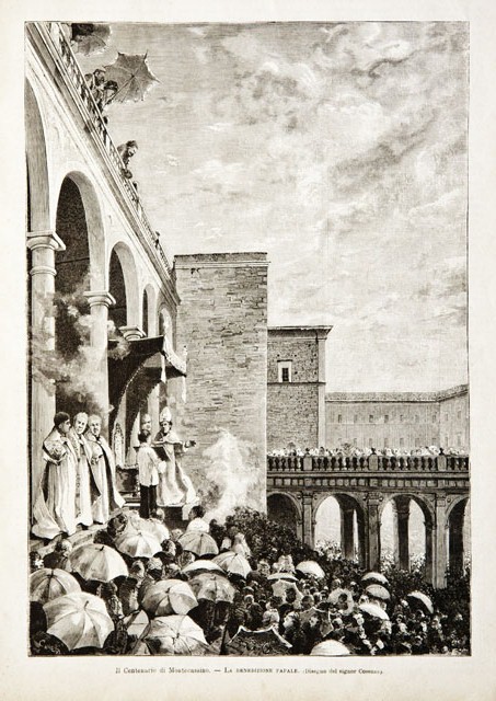 Il Centenario di Montecassino / La benedizione papale