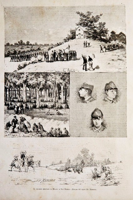 Il collegio militare di Milano a San Romolo