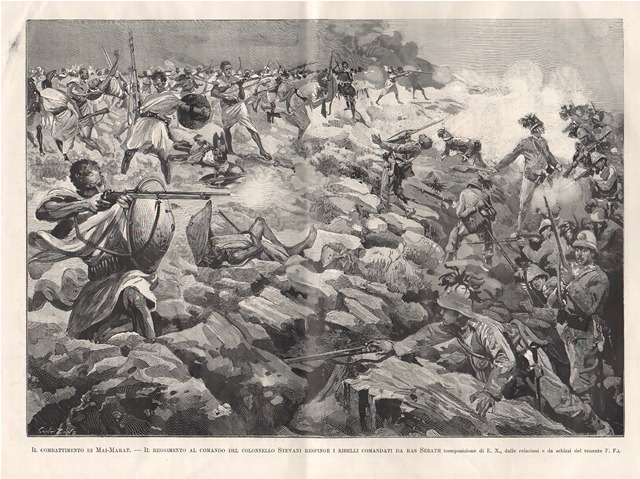 Il combattimento di Mai-Marat - Il reggimento al comando del …