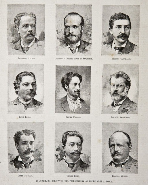 Il Comitato esecutivo dell’Esposizione di Belle Arti a Roma
