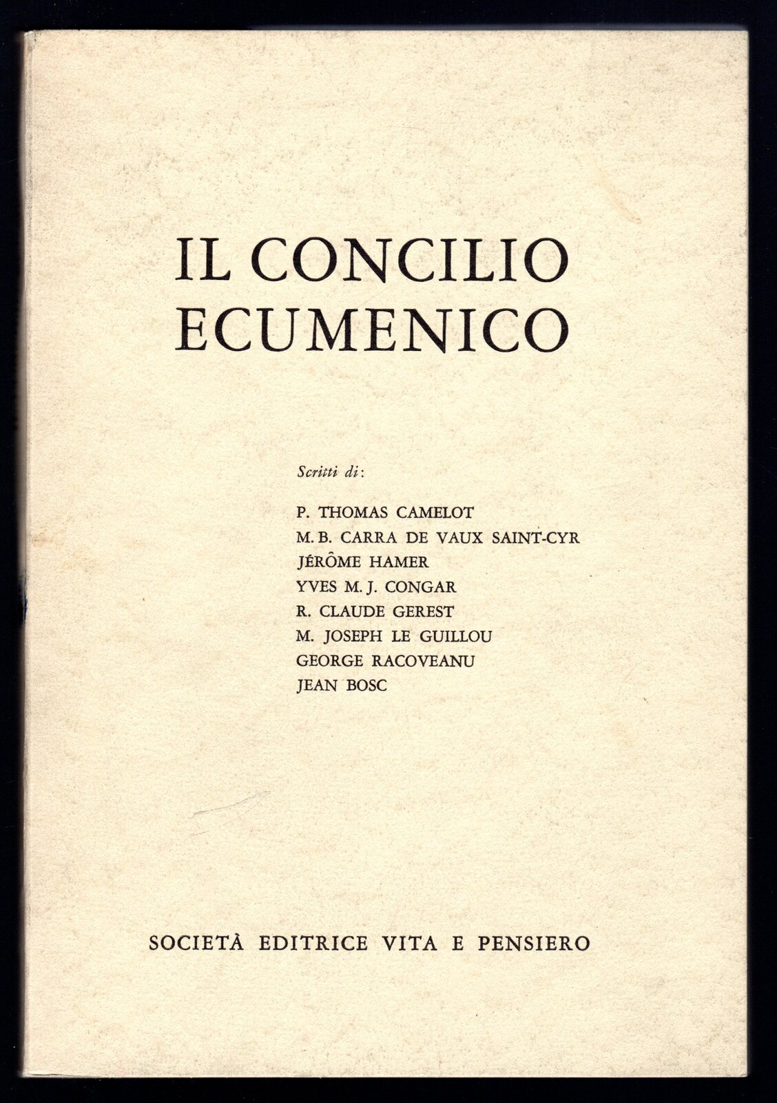 Il concilio ecumenico