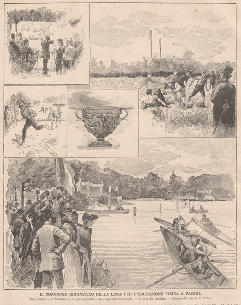 Il Concorso ginnastico della Lega per l’educazione fisica a Parigi
