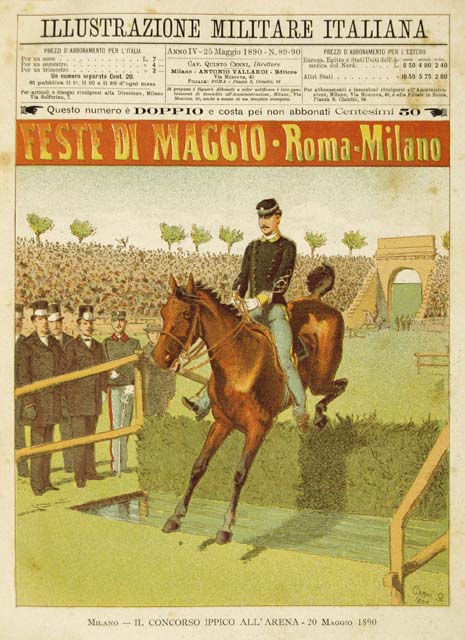 Il concorso ippico all'Arena - 20 Maggio 1890