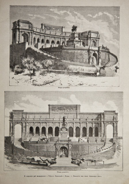 Il concorso pel monumento a Vittorio Emanuele a Roma / …