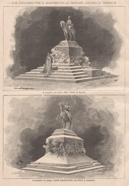 Il Concorso per il monumento al principe Amedeo in Torino …