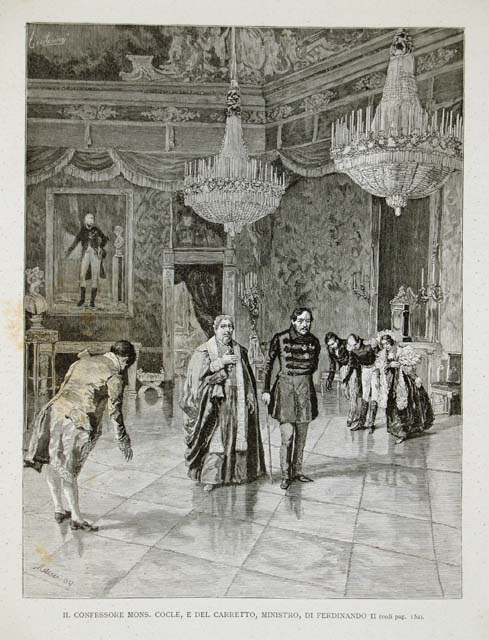 Il confessore Mons, Cocle, Del Carretto, ministro, di Ferdinando II