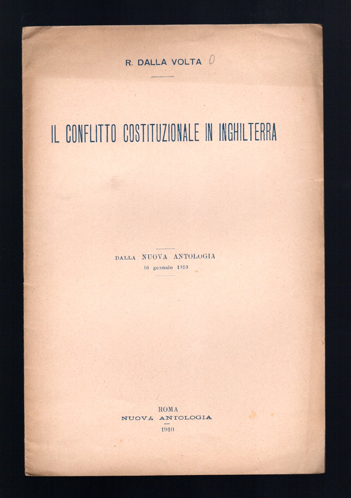 Il conflitto costituzionale in Inghilterra