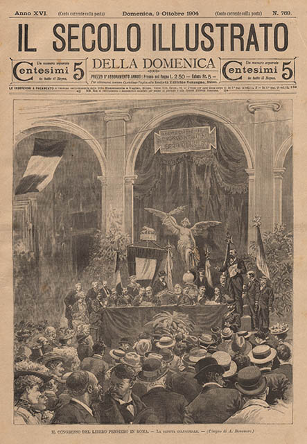 Il Congresso del libero pensiero in Roma - La seduta …