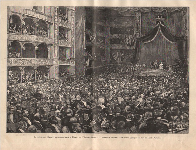 Il Congresso Medico internazionale a Roma - L’Inaugurazione al teatro …