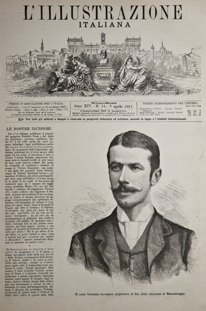 Il conte Tancredi Savoiroux prigioniero di Ras Alula