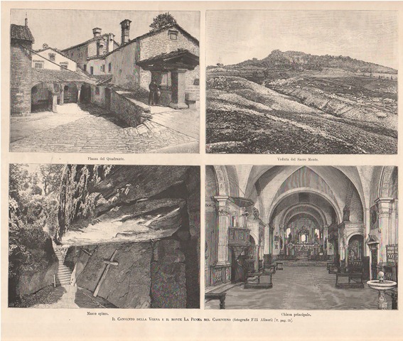 Il Convento della Verna e il monte La Penna nel …
