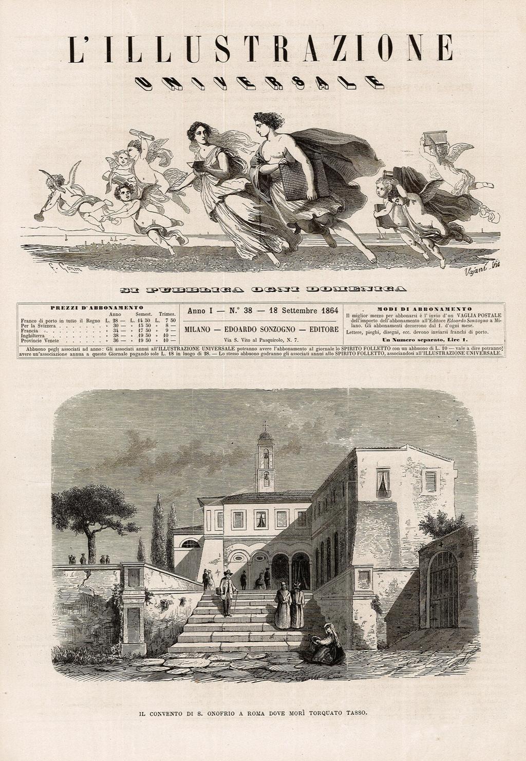 Il convento di S. Onofrio a Roma dove morì Torquato …