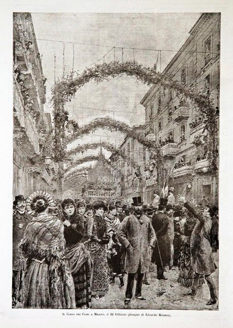 Il Corso dei Fiori a Milano, il 22 febbraio
