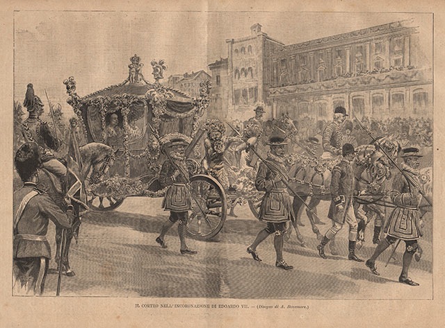 Il corteo nell’incoronazione di Edoardo VII