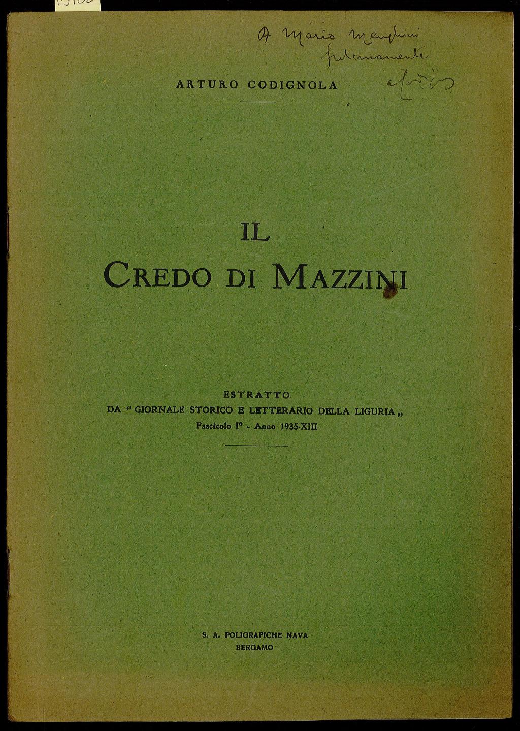 Il Credo di Mazzini