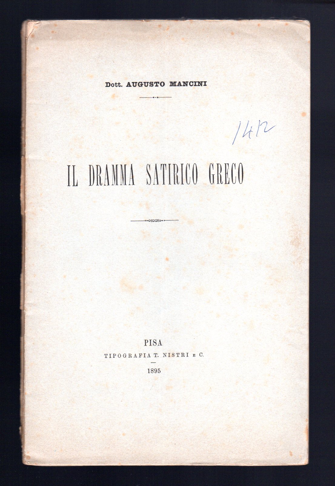 Il dramma satirico greco