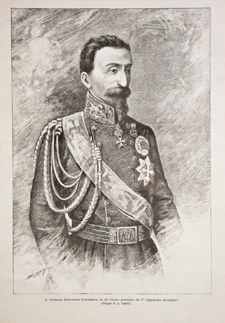 Il generale Alessandro Lamarmora, da un ritratto posseduto dal 1° …
