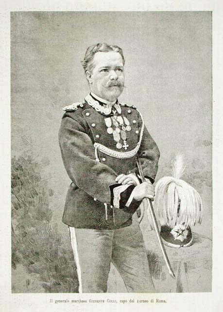 Il generale marchese Giuseppe Colli, .