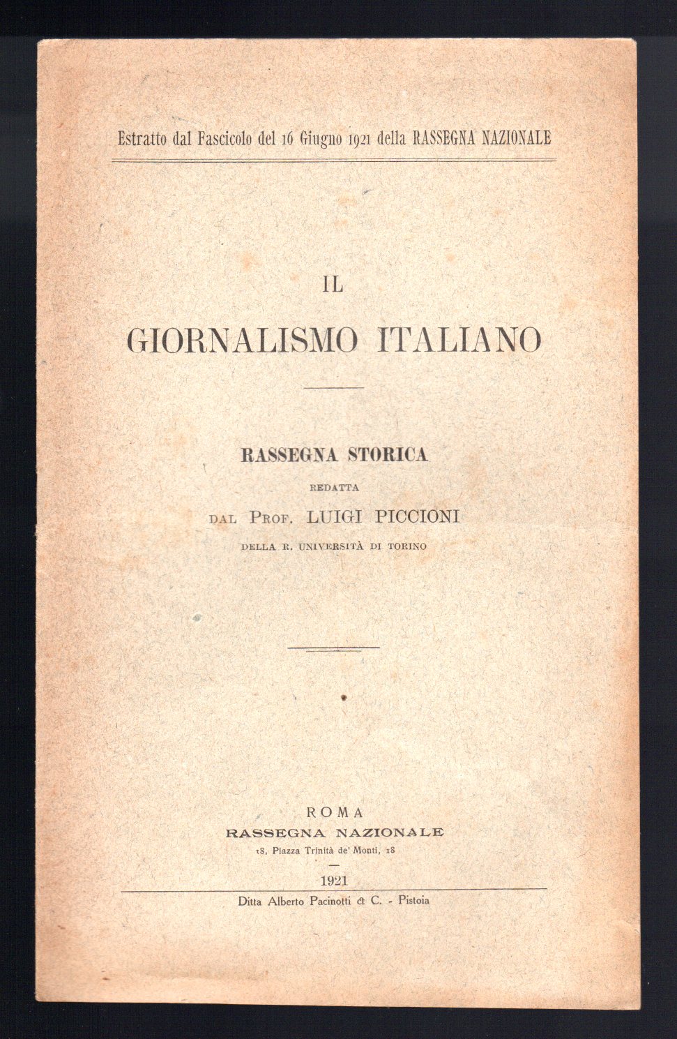 Il giornalismo italiano
