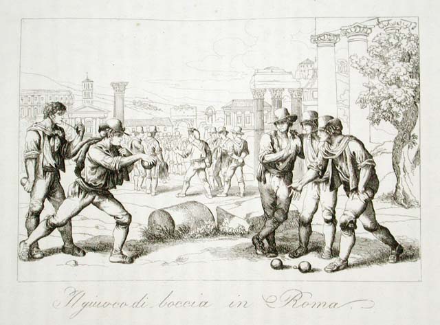 Il giuoco di boccia in Roma
