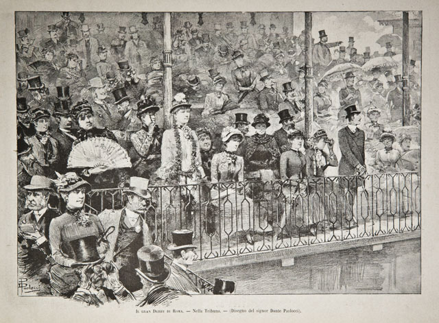 Il gran Derby di Roma / Nella Tribuna