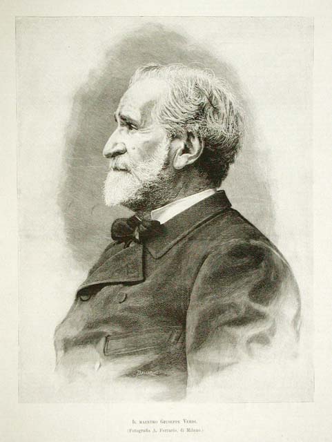 Il maestro Giuseppe Verdi
