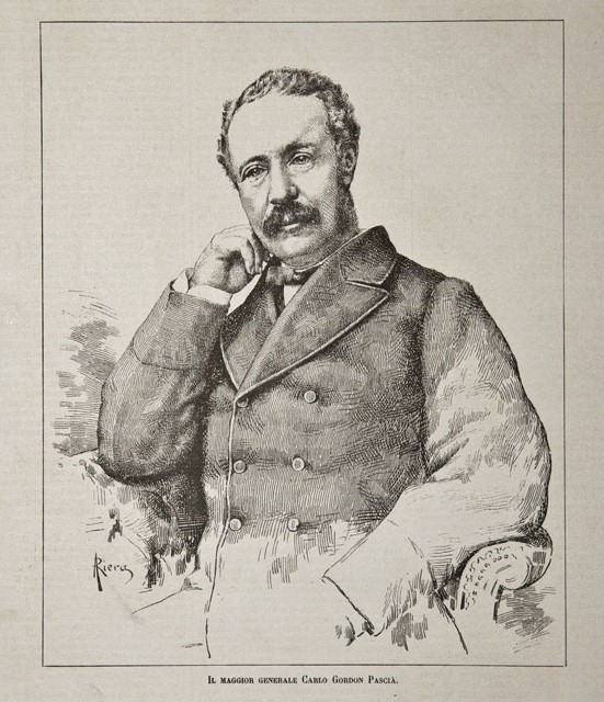 Il maggior generale Carlo Gordon Pascià