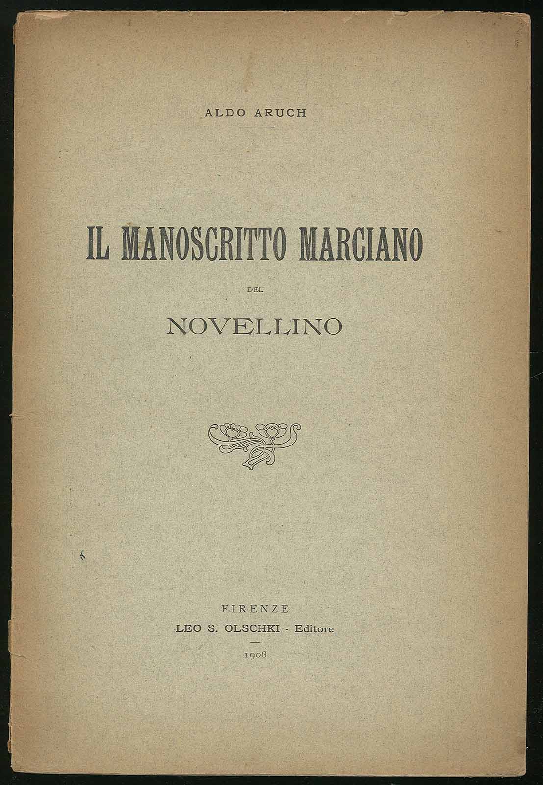 Il manoscritto marciano del novellino