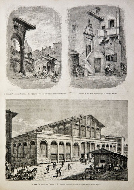 Il Mercato Vecchio di Firenze / La loggia del pesce …