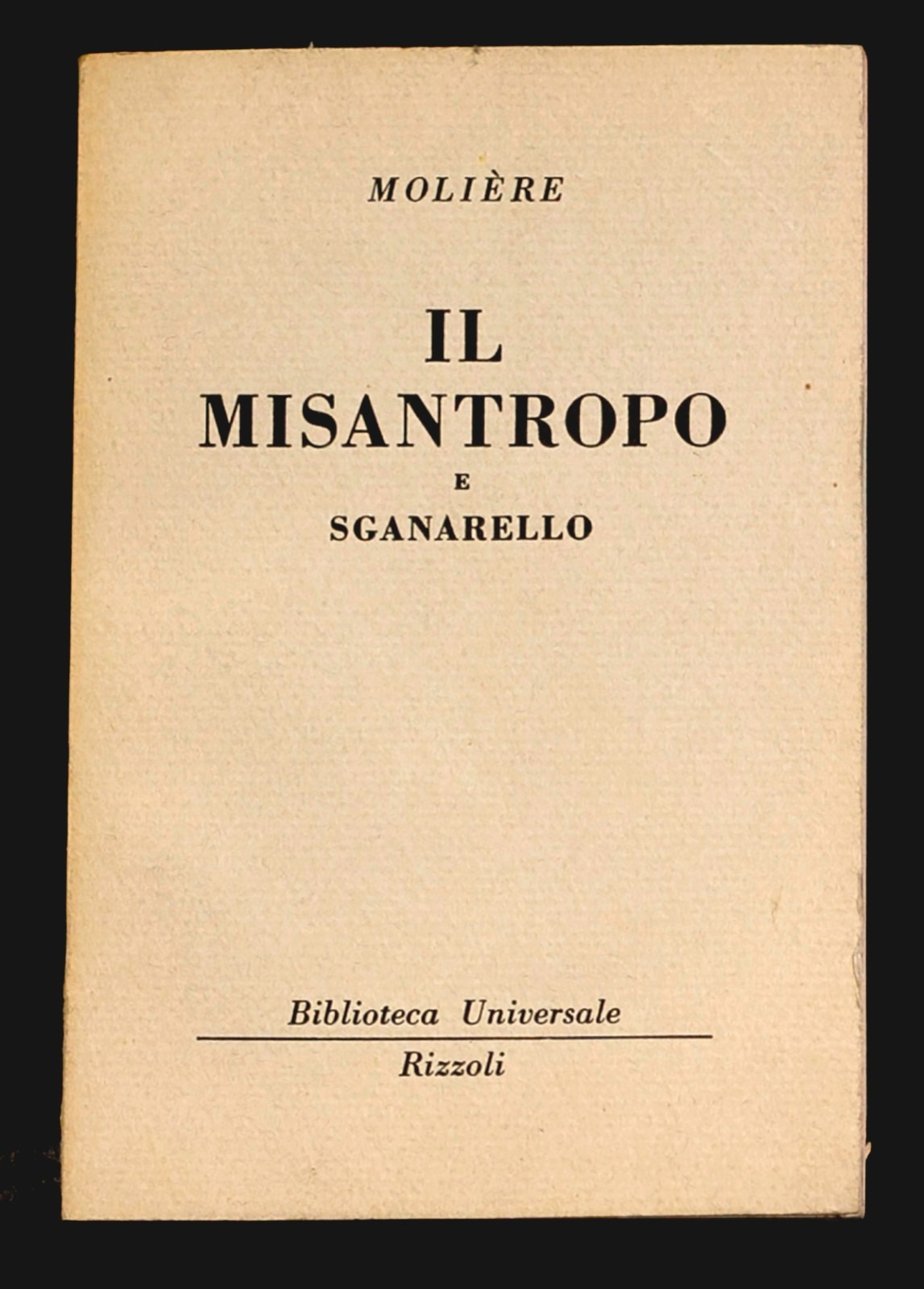 Il misantropo e Sganarello