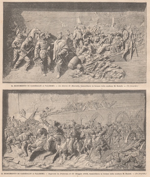 Il monumento di Garibaldi a Palermo