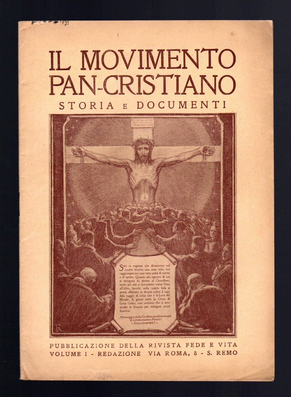 Il movimento Pan-Cristiano - Storia e documenti