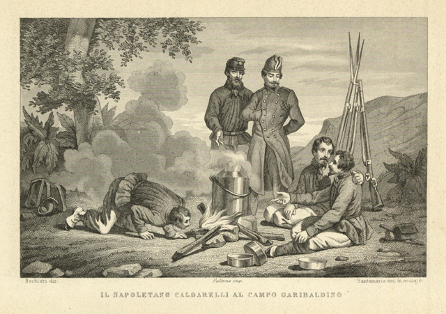 Il napoletano Caldarelli al campo garibaldino