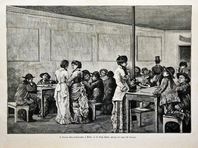 Il Natale degli spazzacamini, a Milano, in via Borgo Spesso