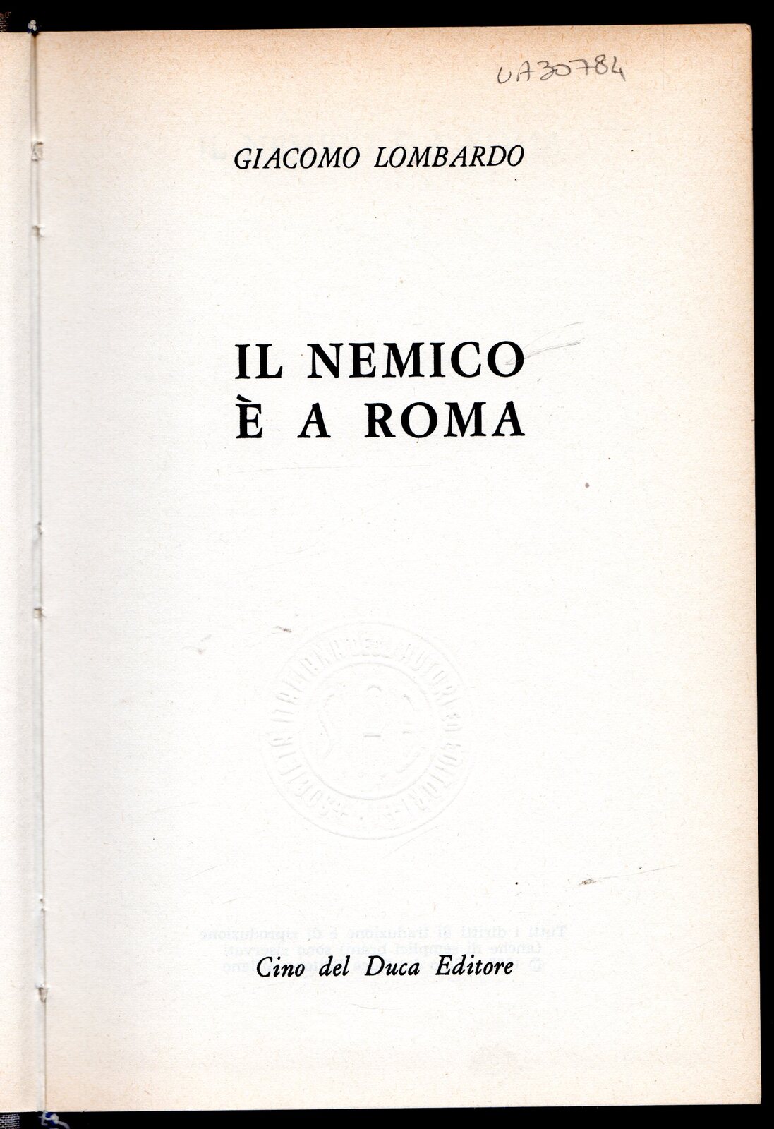 Il nemico è a Roma